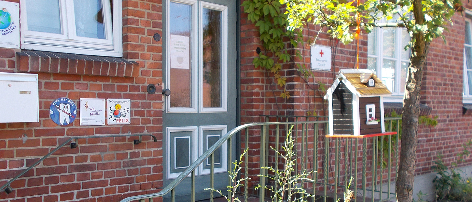 DRK Kita Hanstedt Eingang Schulstraße Eingang Kita Hanstedt Schulstraße